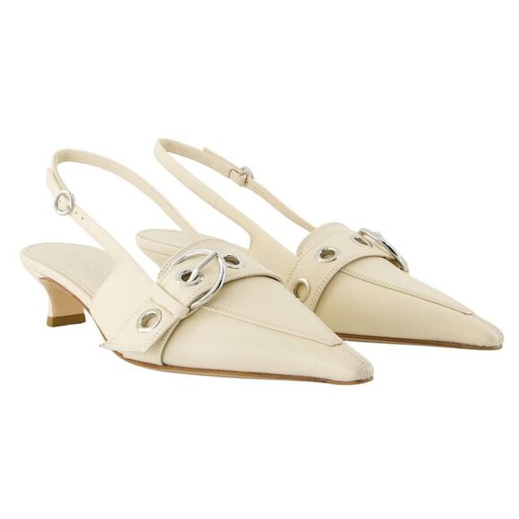 Davina sandals - Aeyde - Leather - Beige - Picture 2 of 2